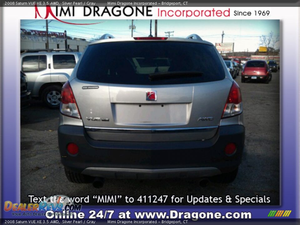 2008 Saturn VUE XE 3.5 AWD Silver Pearl / Gray Photo #7