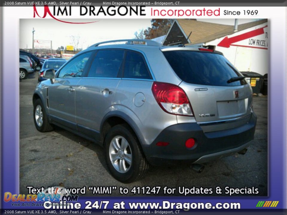2008 Saturn VUE XE 3.5 AWD Silver Pearl / Gray Photo #8