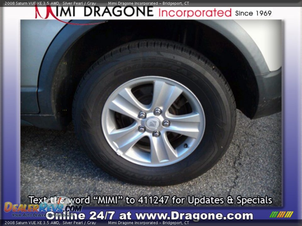 2008 Saturn VUE XE 3.5 AWD Silver Pearl / Gray Photo #9