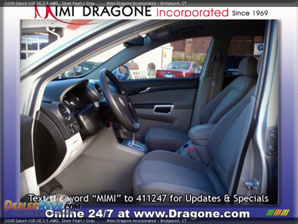 2008 Saturn VUE XE 3.5 AWD Silver Pearl / Gray Photo #10