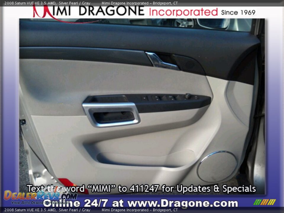 2008 Saturn VUE XE 3.5 AWD Silver Pearl / Gray Photo #11