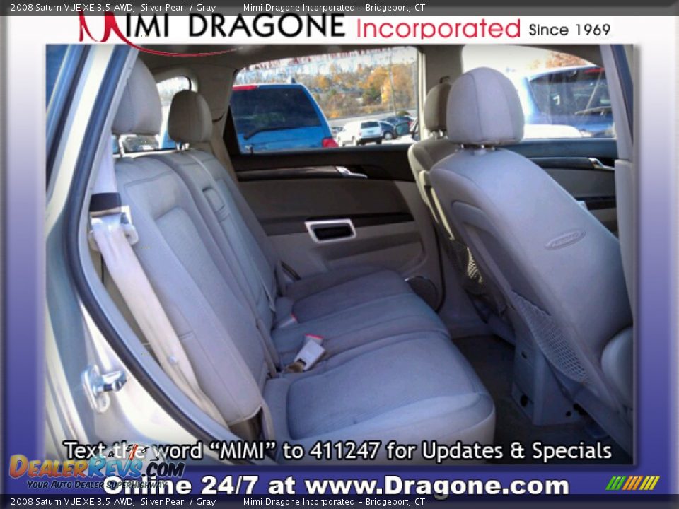 2008 Saturn VUE XE 3.5 AWD Silver Pearl / Gray Photo #15