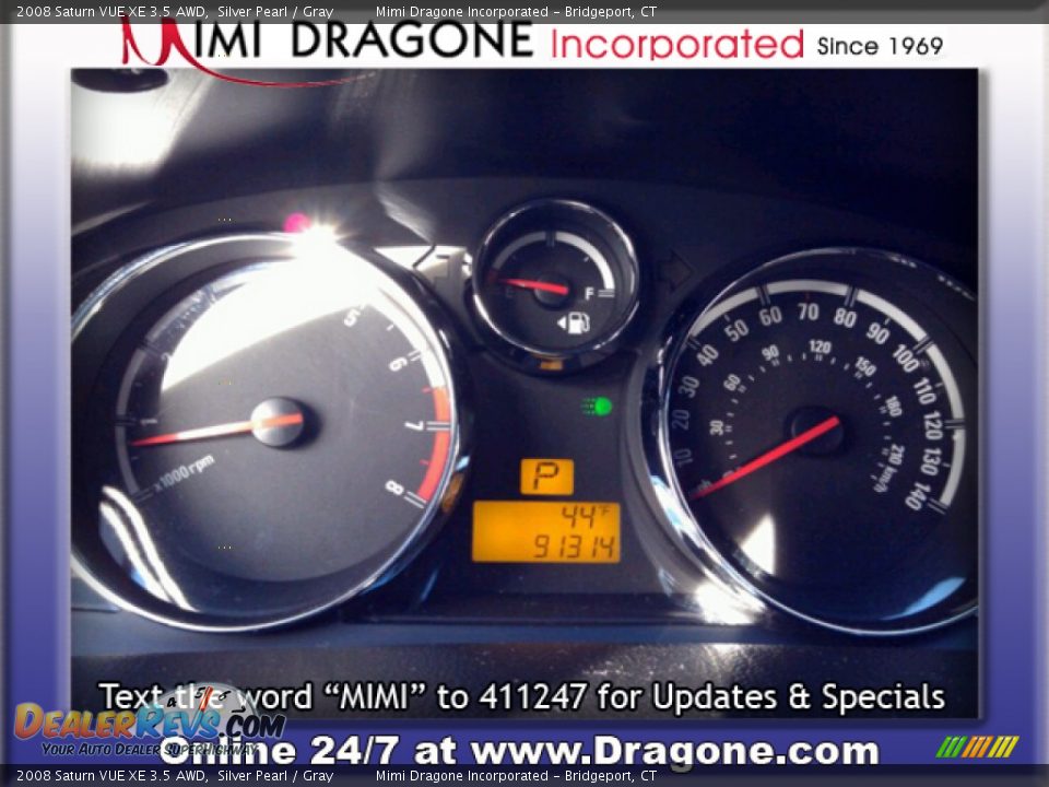 2008 Saturn VUE XE 3.5 AWD Silver Pearl / Gray Photo #17