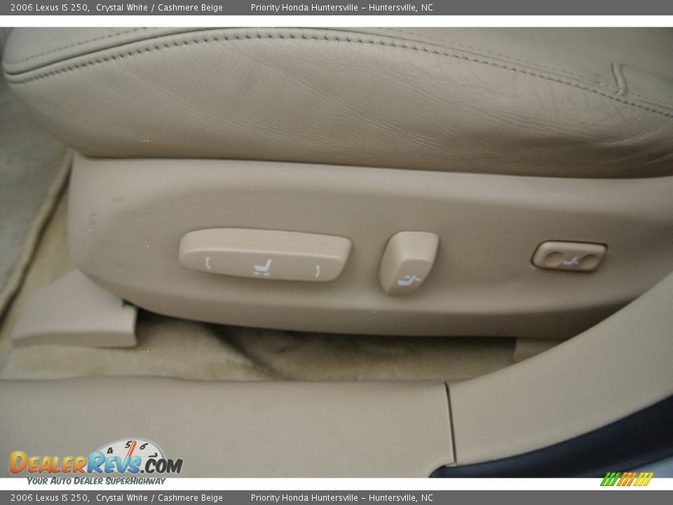 2006 Lexus IS 250 Crystal White / Cashmere Beige Photo #9