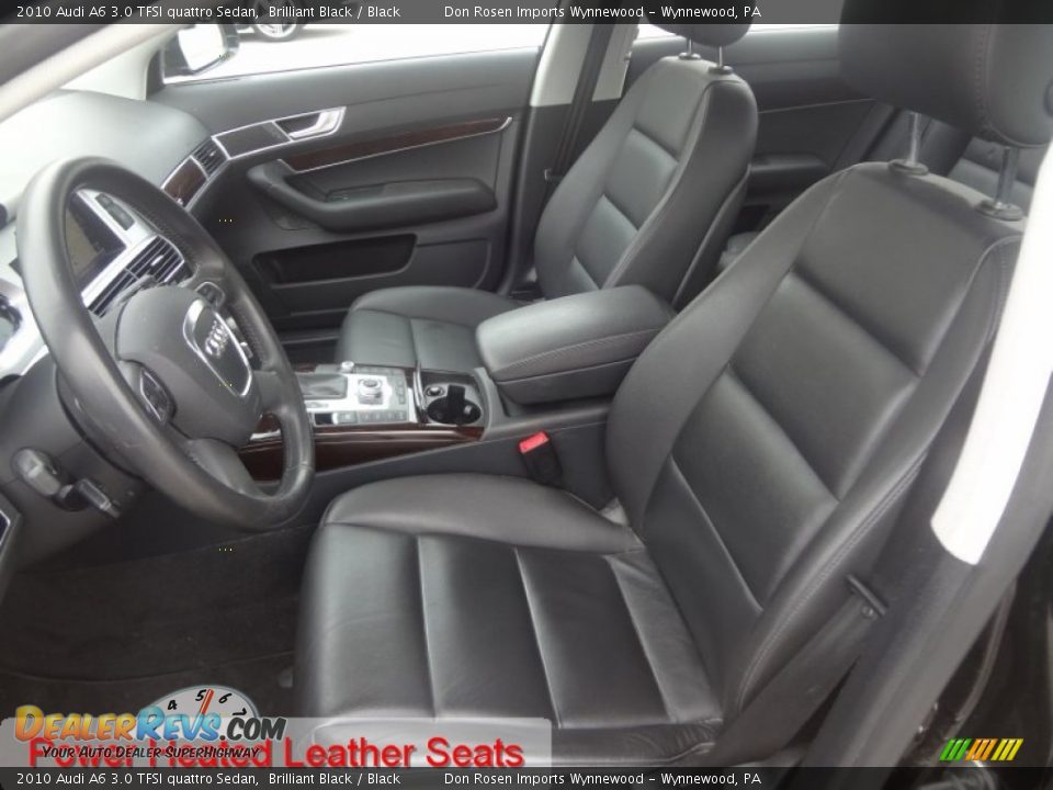2010 Audi A6 3.0 TFSI quattro Sedan Brilliant Black / Black Photo #4