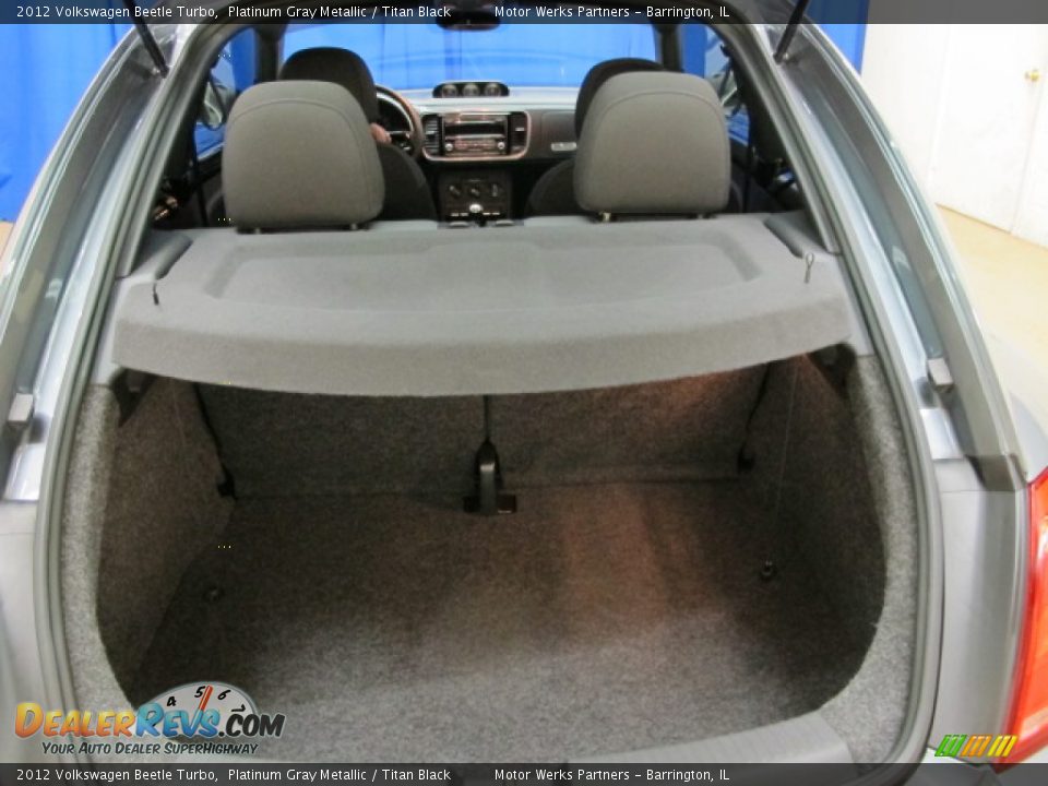 2012 Volkswagen Beetle Turbo Platinum Gray Metallic / Titan Black Photo #11