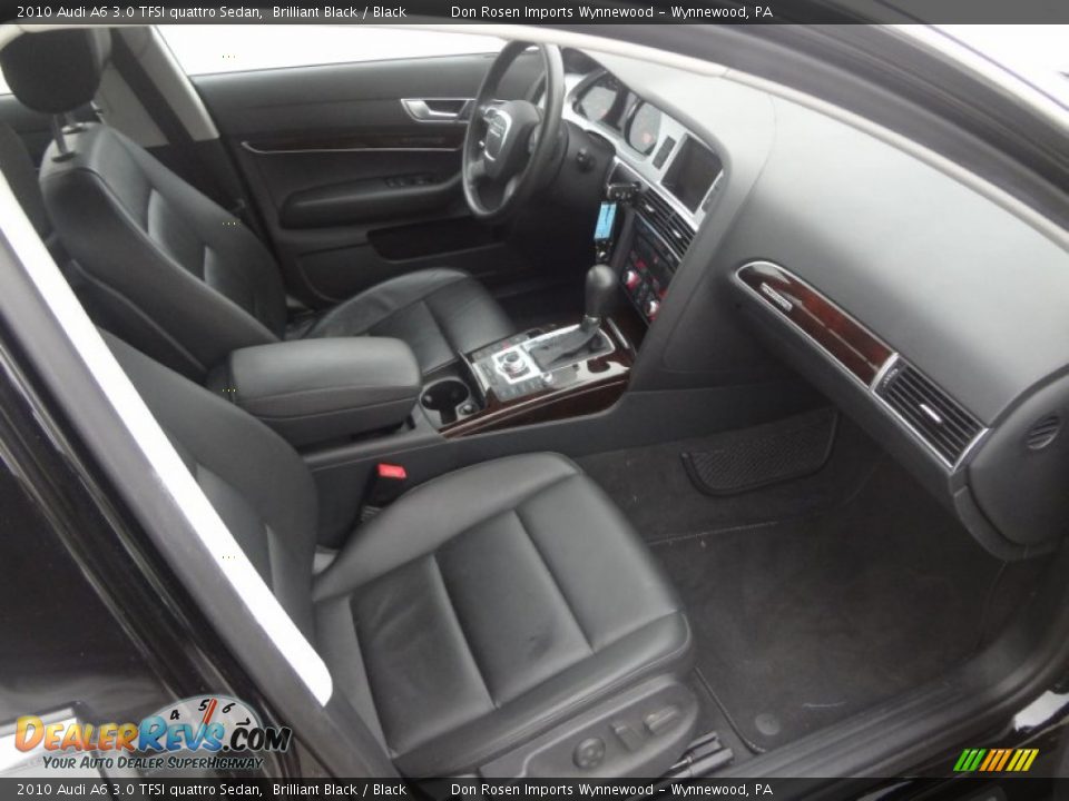 2010 Audi A6 3.0 TFSI quattro Sedan Brilliant Black / Black Photo #6