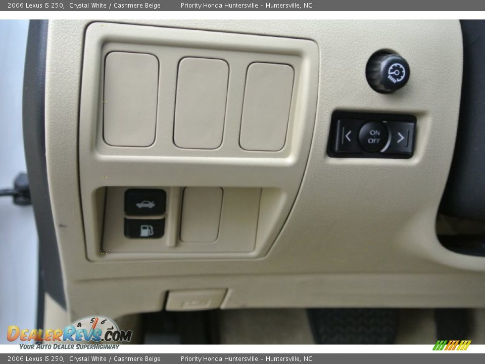 2006 Lexus IS 250 Crystal White / Cashmere Beige Photo #13