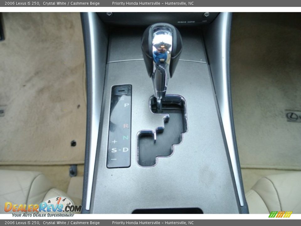 2006 Lexus IS 250 Crystal White / Cashmere Beige Photo #14