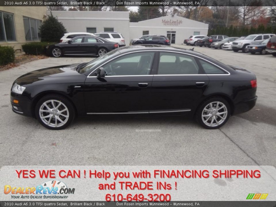 2010 Audi A6 3.0 TFSI quattro Sedan Brilliant Black / Black Photo #8