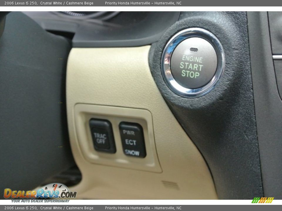 2006 Lexus IS 250 Crystal White / Cashmere Beige Photo #16