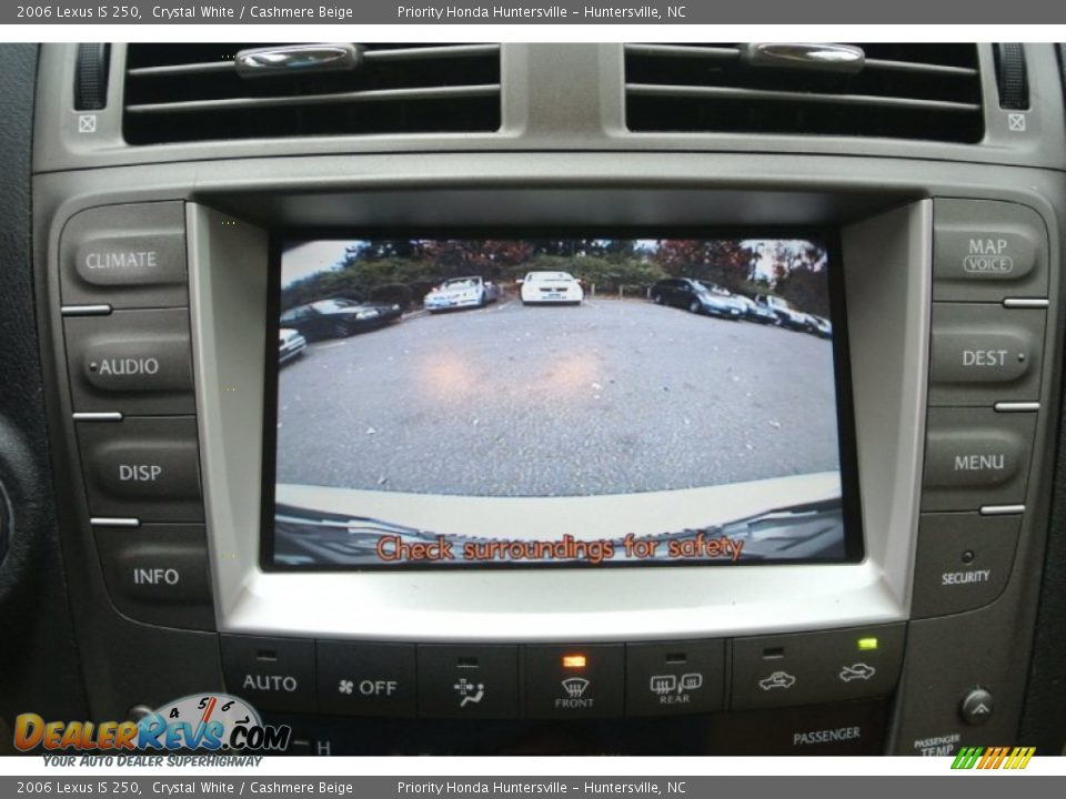 2006 Lexus IS 250 Crystal White / Cashmere Beige Photo #18