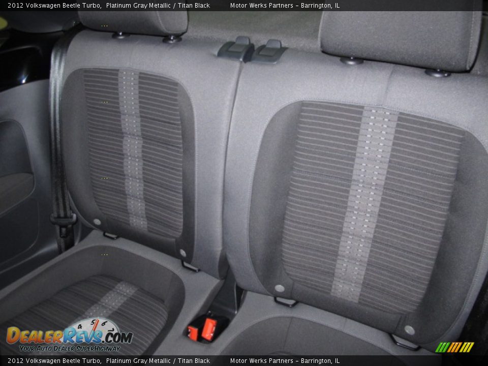 2012 Volkswagen Beetle Turbo Platinum Gray Metallic / Titan Black Photo #19