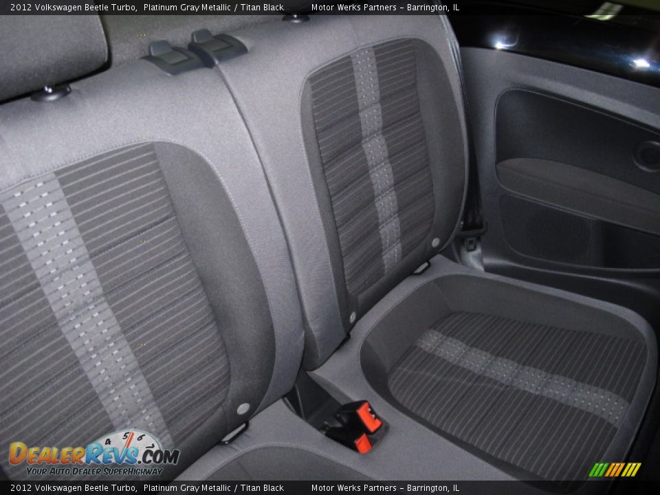 2012 Volkswagen Beetle Turbo Platinum Gray Metallic / Titan Black Photo #20