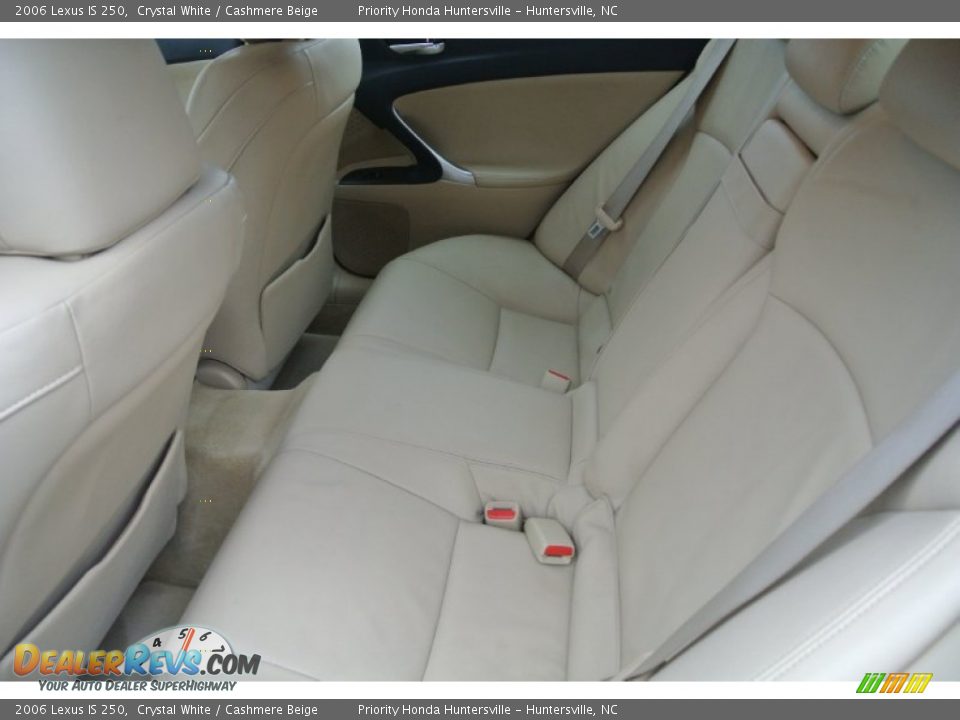 2006 Lexus IS 250 Crystal White / Cashmere Beige Photo #21