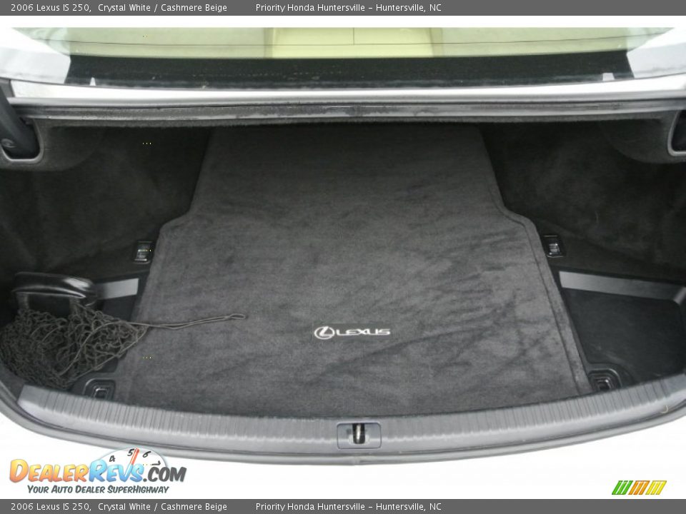 2006 Lexus IS 250 Crystal White / Cashmere Beige Photo #22