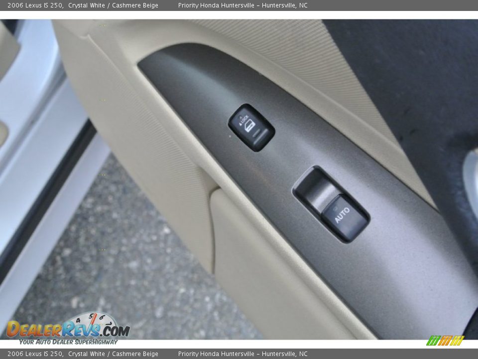 2006 Lexus IS 250 Crystal White / Cashmere Beige Photo #25