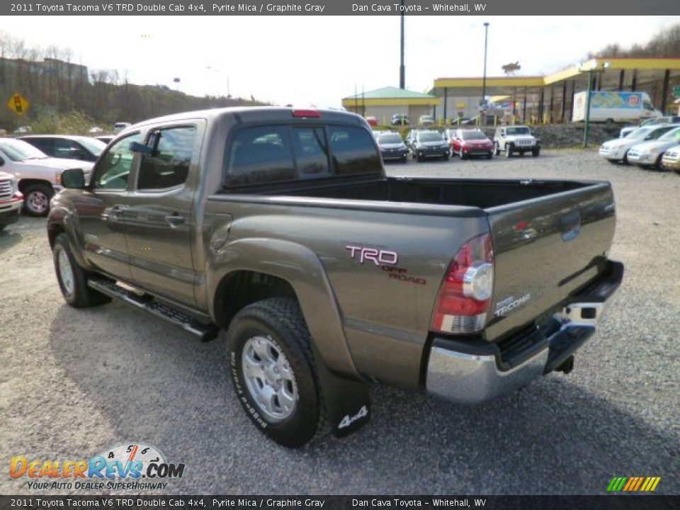 2011 Toyota Tacoma V6 TRD Double Cab 4x4 Pyrite Mica / Graphite Gray Photo #5