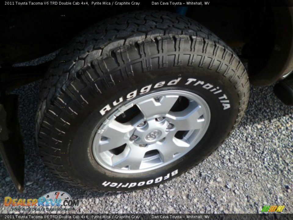 2011 Toyota Tacoma V6 TRD Double Cab 4x4 Pyrite Mica / Graphite Gray Photo #7