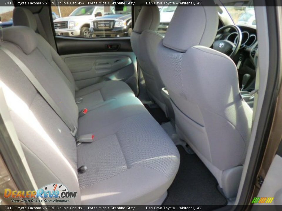 2011 Toyota Tacoma V6 TRD Double Cab 4x4 Pyrite Mica / Graphite Gray Photo #9