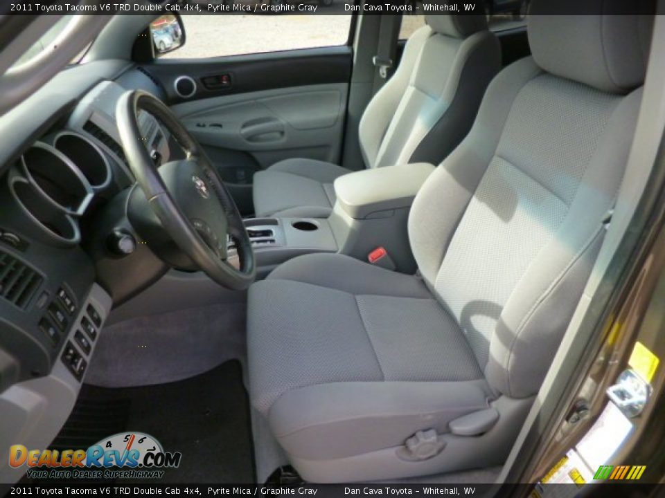 2011 Toyota Tacoma V6 TRD Double Cab 4x4 Pyrite Mica / Graphite Gray Photo #10