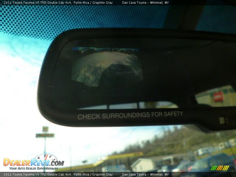 2011 Toyota Tacoma V6 TRD Double Cab 4x4 Pyrite Mica / Graphite Gray Photo #13