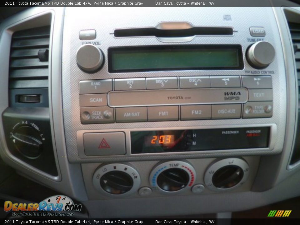 2011 Toyota Tacoma V6 TRD Double Cab 4x4 Pyrite Mica / Graphite Gray Photo #14