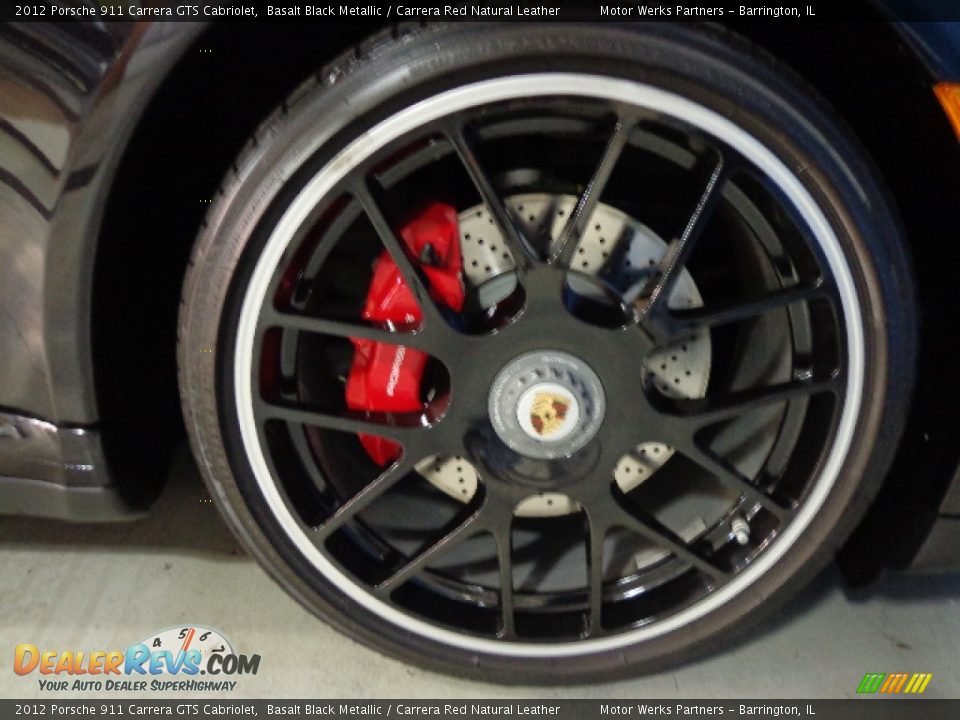 2012 Porsche 911 Carrera GTS Cabriolet Basalt Black Metallic / Carrera Red Natural Leather Photo #19