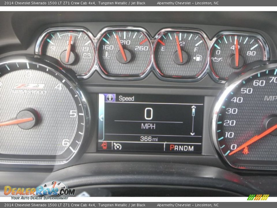 2014 Chevrolet Silverado 1500 LT Z71 Crew Cab 4x4 Tungsten Metallic / Jet Black Photo #15