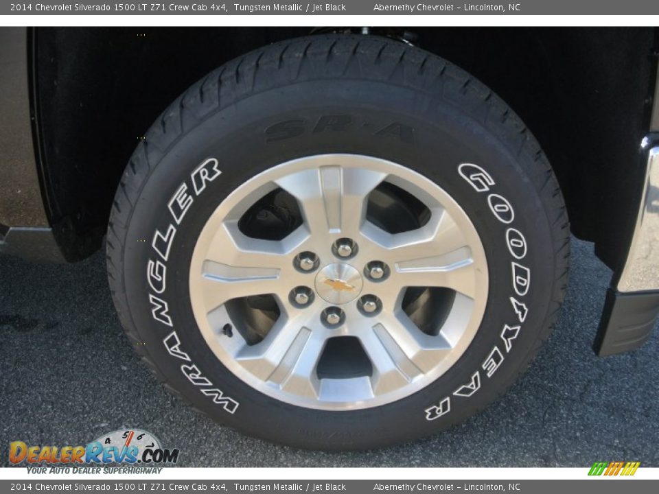 2014 Chevrolet Silverado 1500 LT Z71 Crew Cab 4x4 Tungsten Metallic / Jet Black Photo #20