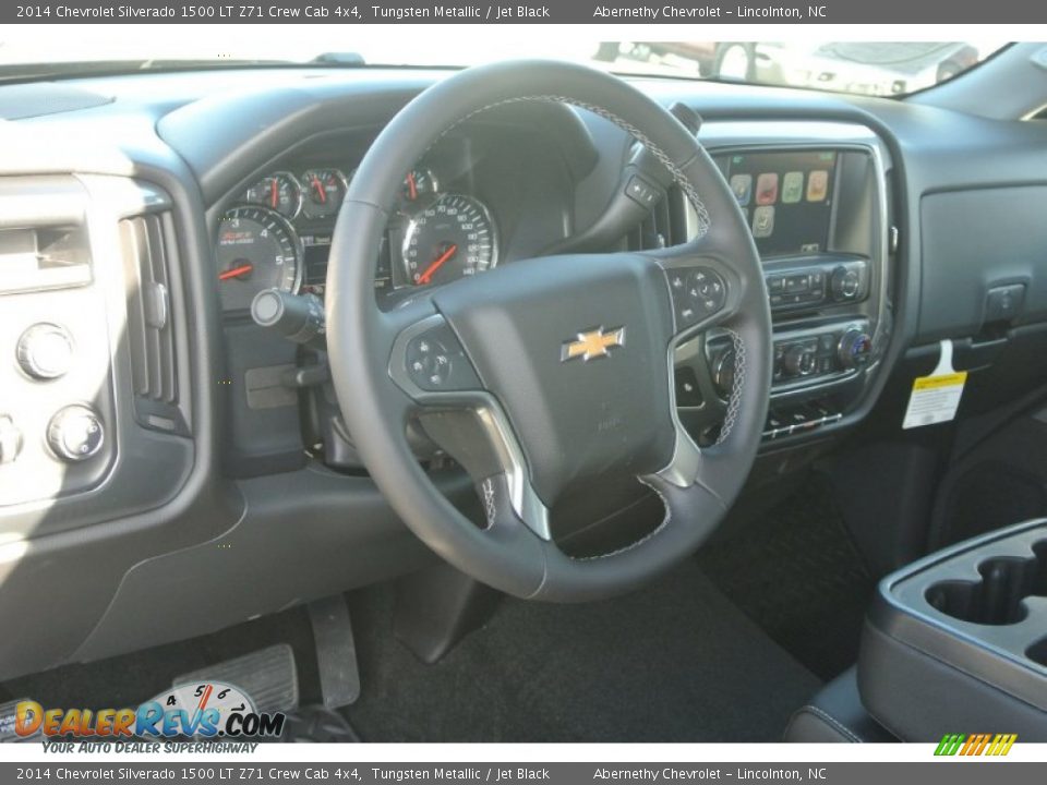 2014 Chevrolet Silverado 1500 LT Z71 Crew Cab 4x4 Tungsten Metallic / Jet Black Photo #22