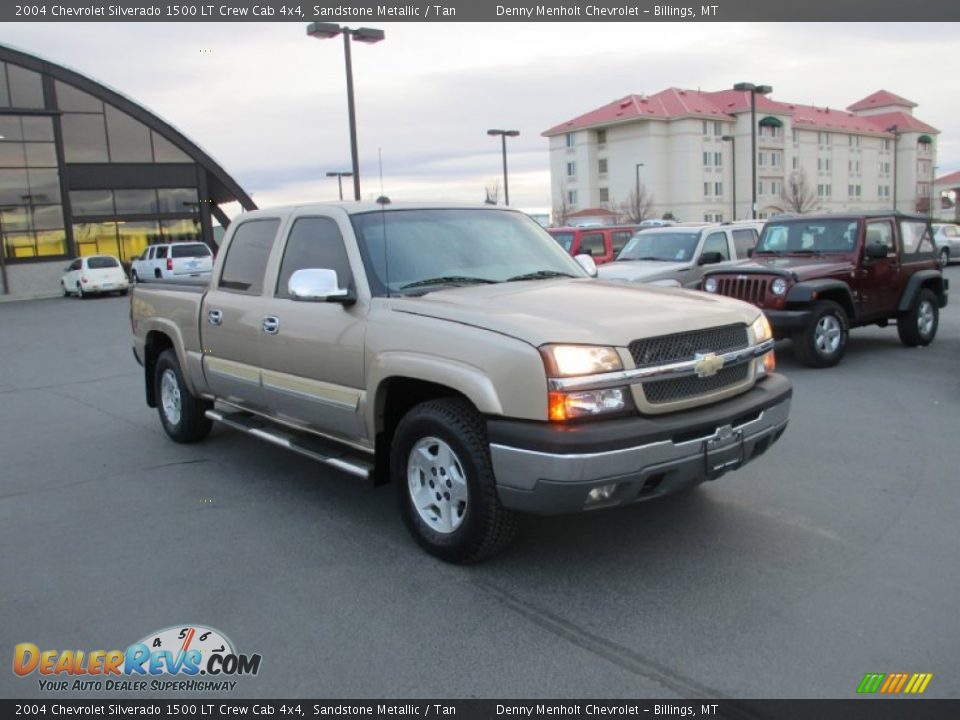 2004 Chevrolet Silverado 1500 LT Crew Cab 4x4 Sandstone Metallic / Tan Photo #1