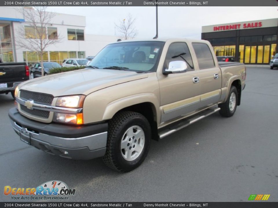 2004 Chevrolet Silverado 1500 LT Crew Cab 4x4 Sandstone Metallic / Tan Photo #2