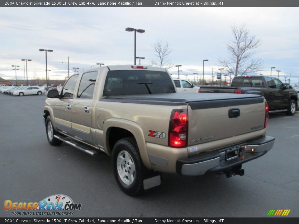 2004 Chevrolet Silverado 1500 LT Crew Cab 4x4 Sandstone Metallic / Tan Photo #4