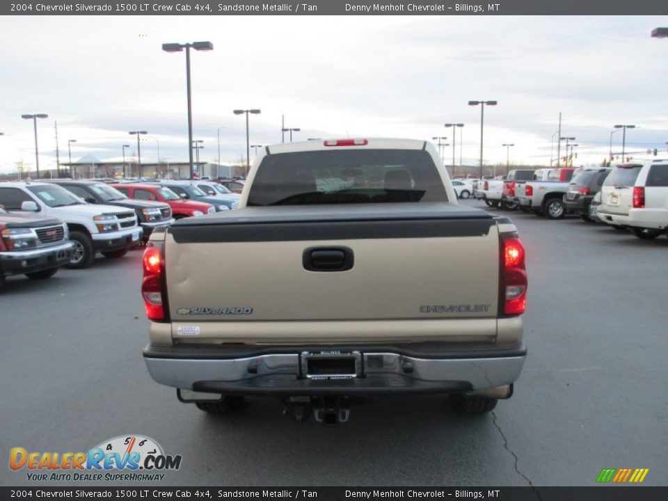 2004 Chevrolet Silverado 1500 LT Crew Cab 4x4 Sandstone Metallic / Tan Photo #5