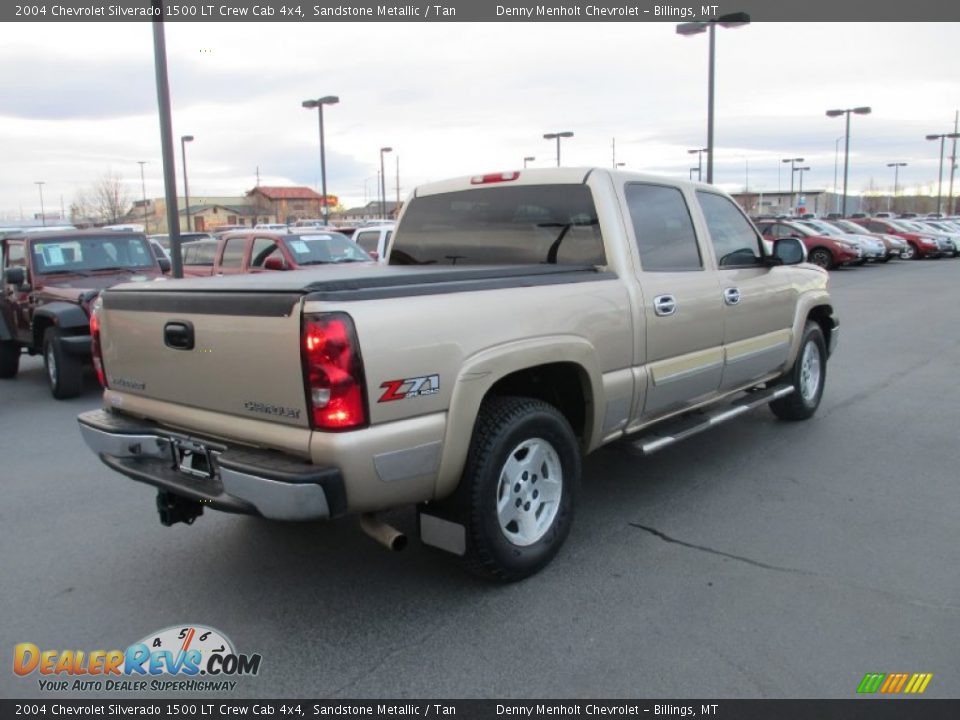 2004 Chevrolet Silverado 1500 LT Crew Cab 4x4 Sandstone Metallic / Tan Photo #6