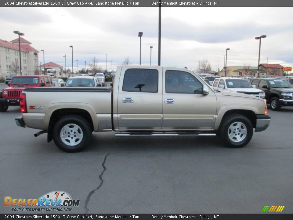 2004 Chevrolet Silverado 1500 LT Crew Cab 4x4 Sandstone Metallic / Tan Photo #7