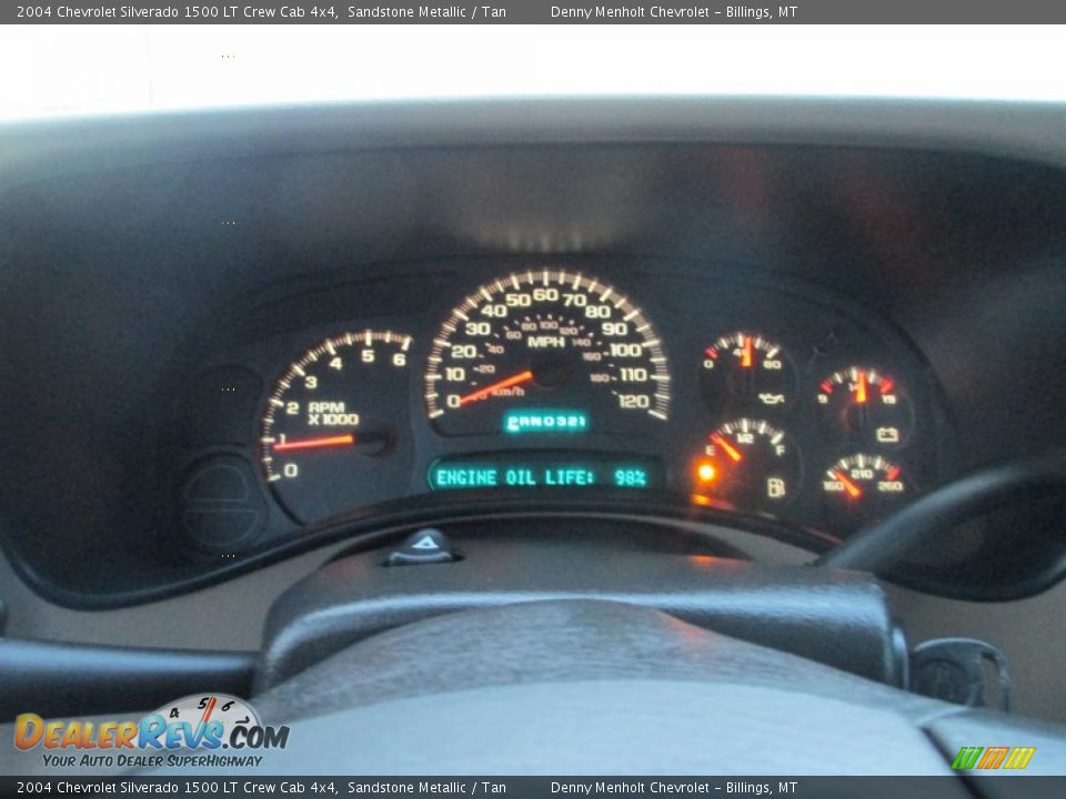 2004 Chevrolet Silverado 1500 LT Crew Cab 4x4 Sandstone Metallic / Tan Photo #16