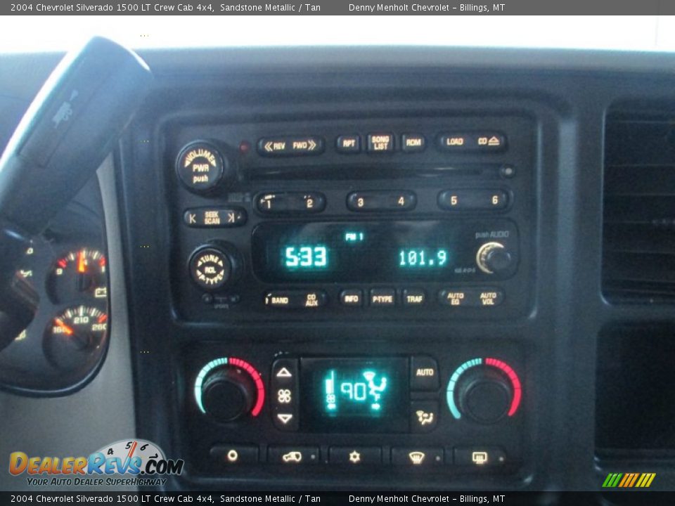 2004 Chevrolet Silverado 1500 LT Crew Cab 4x4 Sandstone Metallic / Tan Photo #17