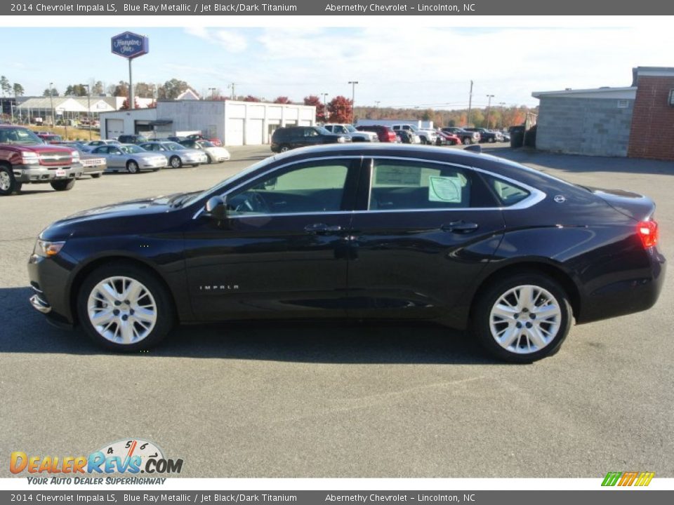 2014 Chevrolet Impala LS Blue Ray Metallic / Jet Black/Dark Titanium Photo #3