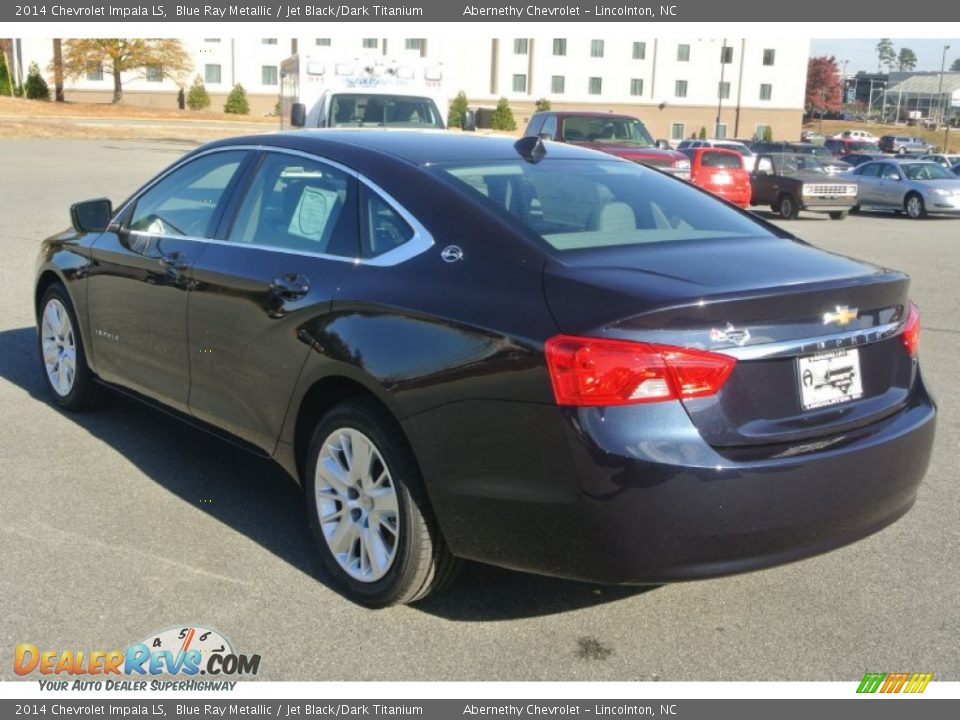 2014 Chevrolet Impala LS Blue Ray Metallic / Jet Black/Dark Titanium Photo #4