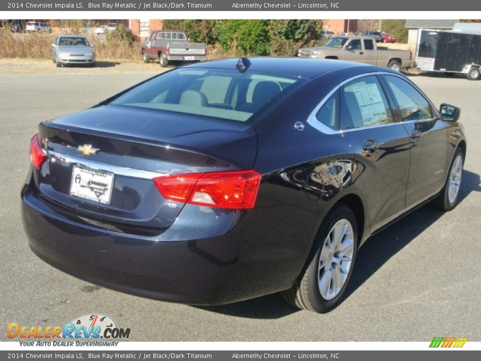 2014 Chevrolet Impala LS Blue Ray Metallic / Jet Black/Dark Titanium Photo #5