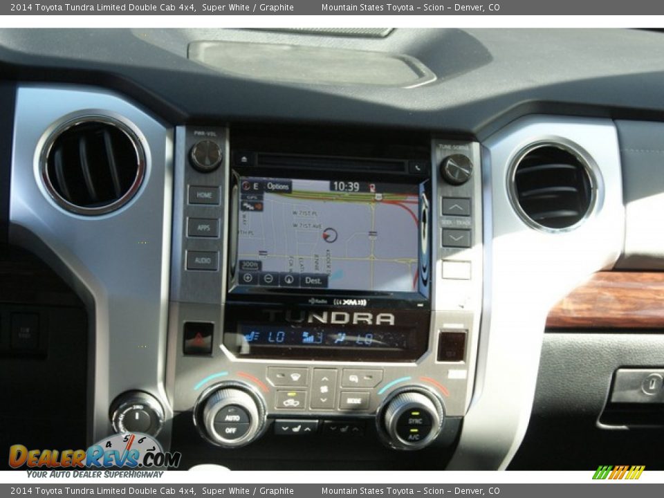 2014 Toyota Tundra Limited Double Cab 4x4 Super White / Graphite Photo #6