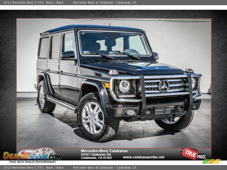 2013 Mercedes-Benz G 550 Black / Black Photo #1