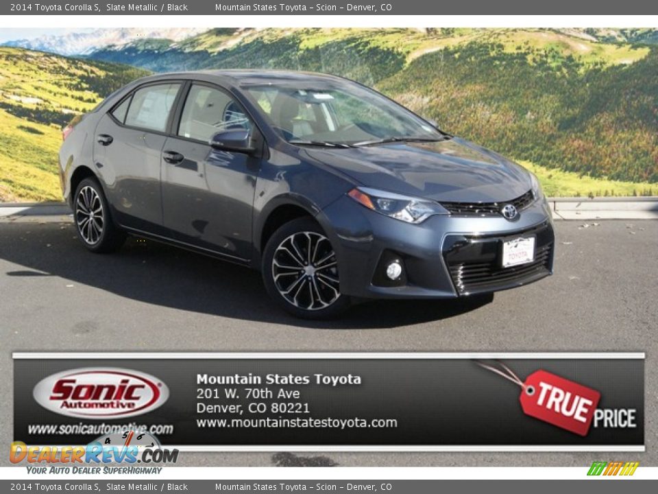 2014 Toyota Corolla S Slate Metallic / Black Photo #1