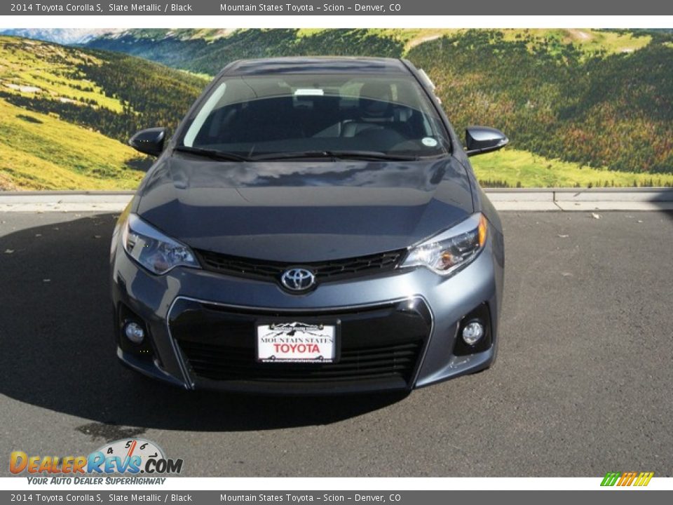 2014 Toyota Corolla S Slate Metallic / Black Photo #2