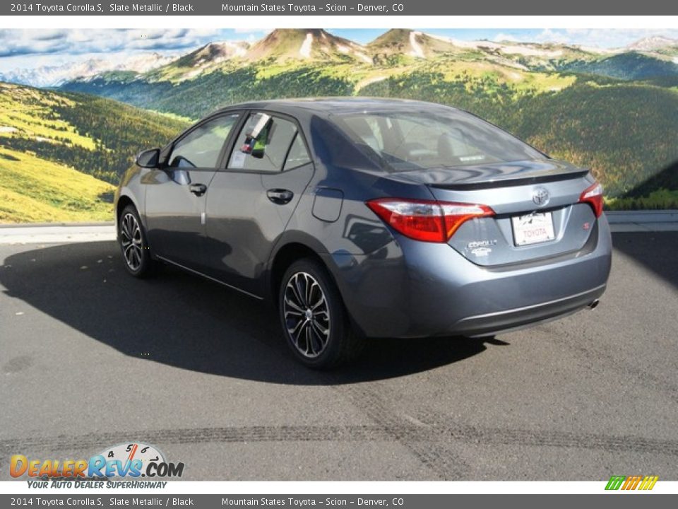 2014 Toyota Corolla S Slate Metallic / Black Photo #3