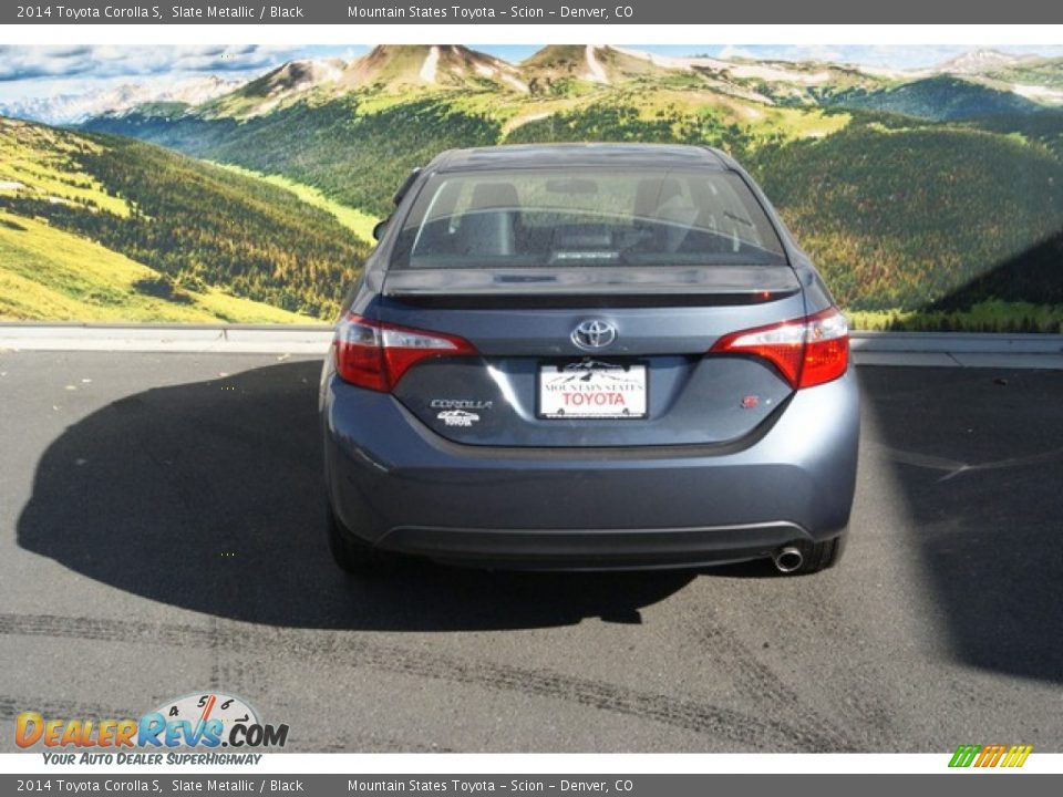 2014 Toyota Corolla S Slate Metallic / Black Photo #4