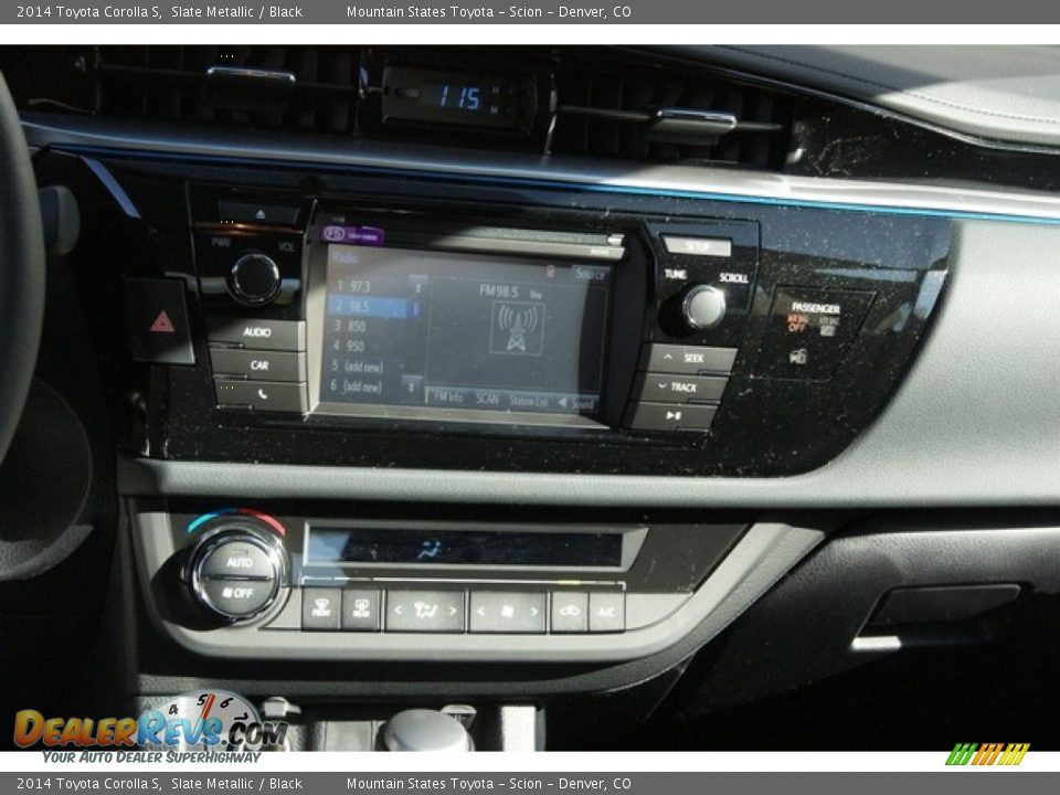 2014 Toyota Corolla S Slate Metallic / Black Photo #6