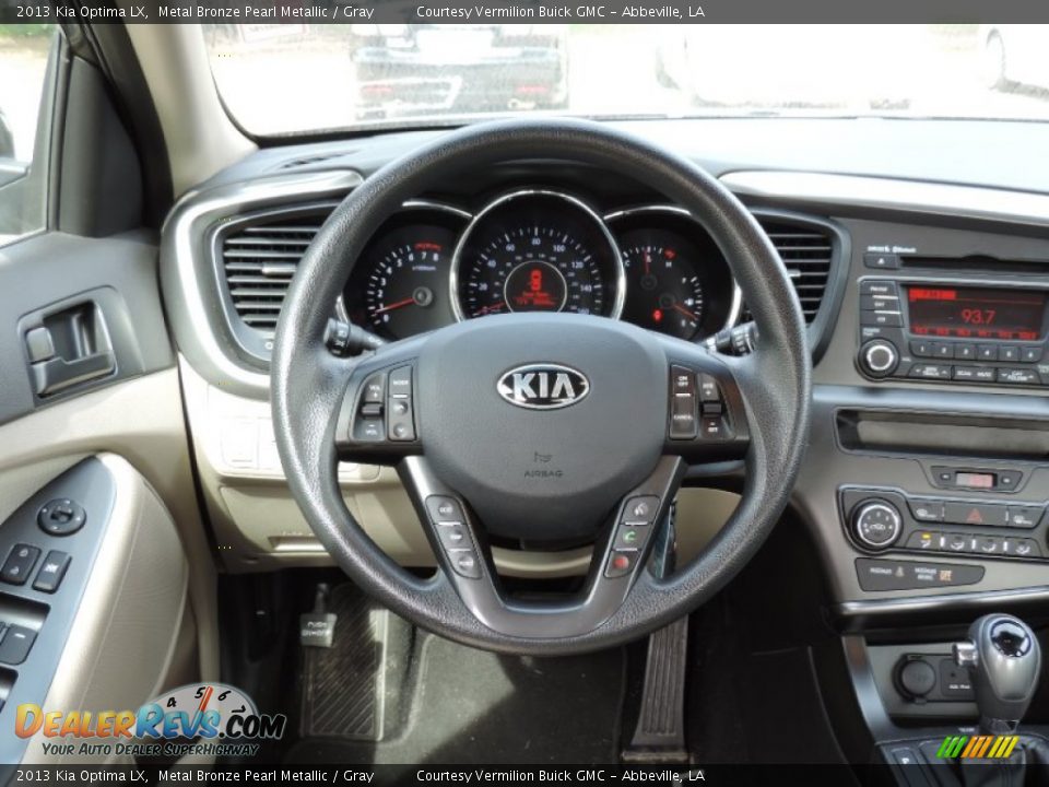 2013 Kia Optima LX Metal Bronze Pearl Metallic / Gray Photo #10